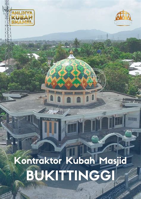 Jual Kubah Masjid Di Bukittinggi Spesialis Enamel Galvalum