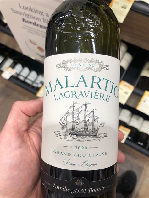 2020 Château Malartic Lagravière Blanc France Bordeaux Graves