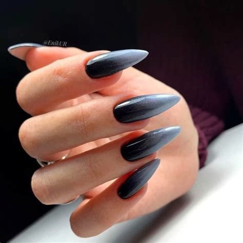 Best Black Stiletto Nails Designs For Your Halloween Artofit