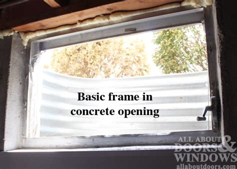 How To Fill In A Basement Window With Concrete Openbasement