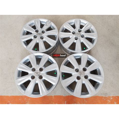 Jual Velg Bekas Oem Toyota Yaris Ring Pcd X Silver Shopee