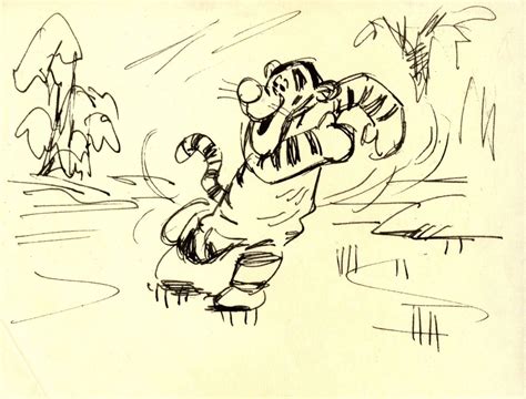 Winnie the Pooh and Tigger Too, Original Storyboard: Tigger