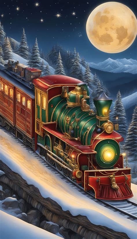 Christmas Train Christmas Train Beautiful Christmas Scenes Christmas Scenes