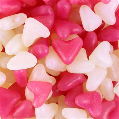 Pink and White Hearts 100g - Posted Sweets | Online Sweet Shop