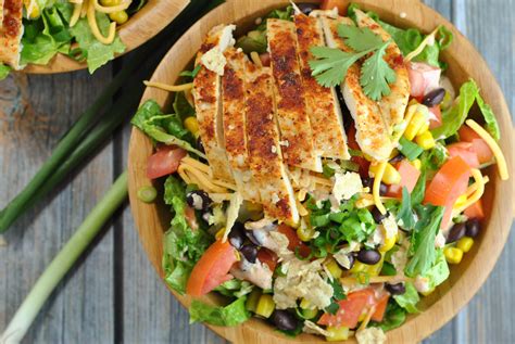 Tex Mex Chicken Chopped Salads Weekly Menu Prevention Rd