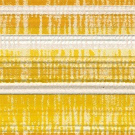 Premium AI Image | A close up of a yellow and white striped wallpaper ...