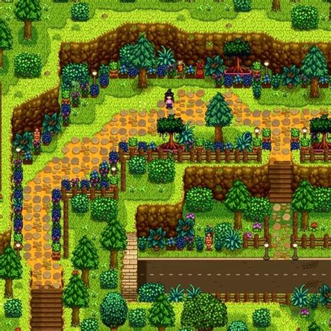 Journey From Farm To Mountains In Stardew Valley