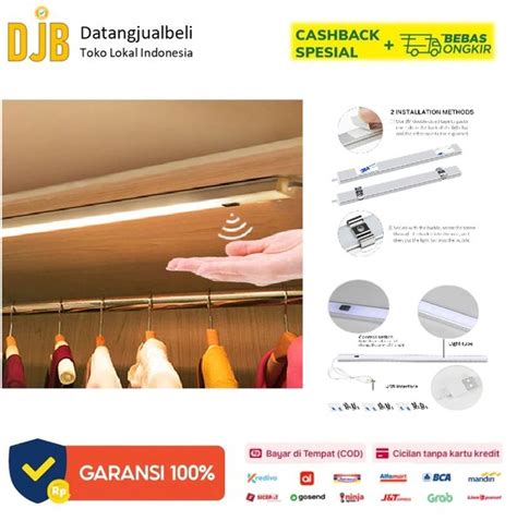 Jual Aimengte Lampu Led Usb Sensor Deteksi Cahaya Under Cabinet Cm