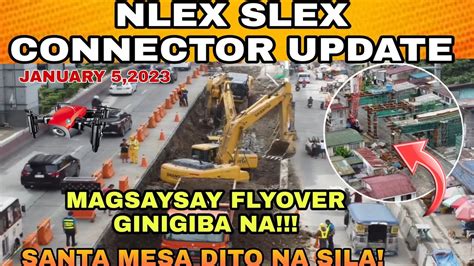 MAGSAYSAY FLYOVER GINIGIBA NA PARA SA NLEX SLEX CONNECTOR UPDATE