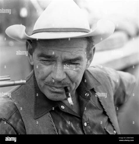 Clark Gable On Set Location Candid Being Interviewed During Break In Filming Of The Misfits 1961