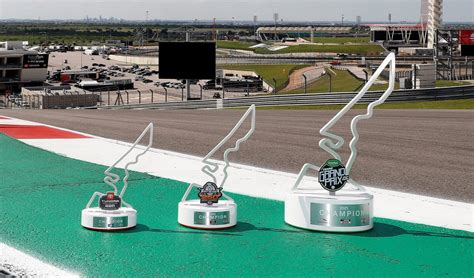 Inaugural Nascar At Cota Race Trophies Created By Jostens Feature