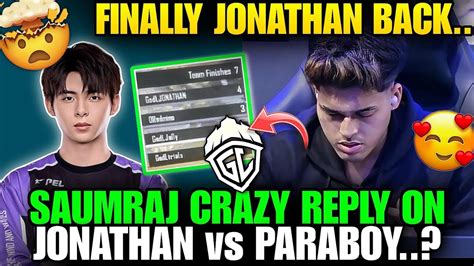 Saumraj Crazy Reply On JONATHAN Vs PARABOY Jonathan Back