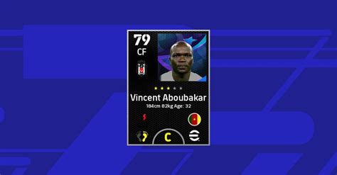 Statistiques De Vincent Aboubakar No EFootball 2022