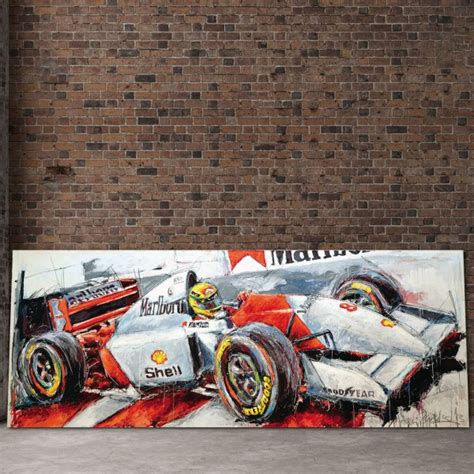 Uvre D Art Ayrton Senna Mclaren Ii