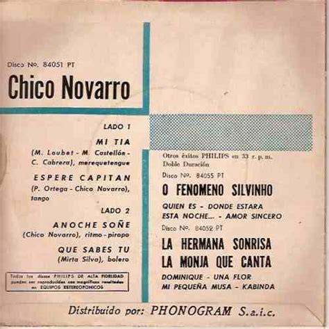 Discos De Argentina 1964 Chico Novarro