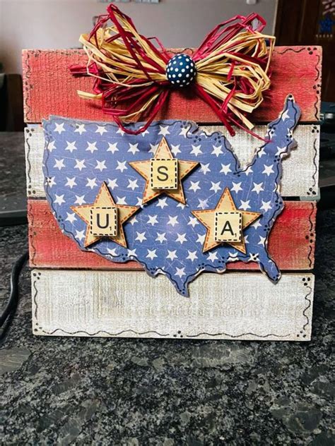 Easy Dollar Store Patriotic Th Of July Crafts Feltmagnet