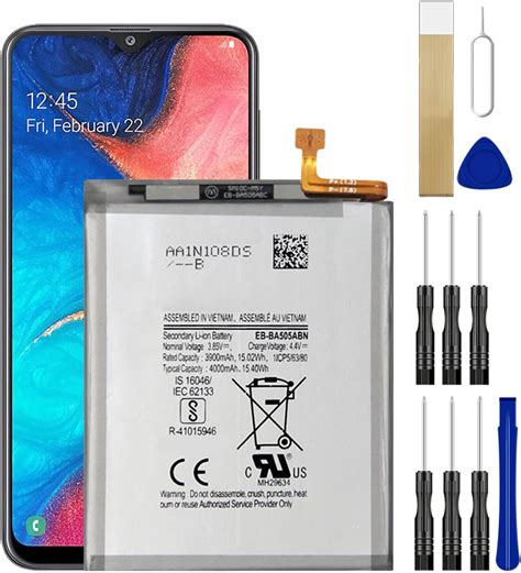 Amazon DDONG For Galaxy A20 A30 A50 A30S Battery EB BA505ABN EB