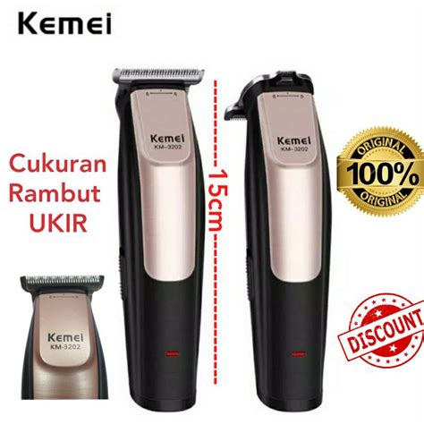 Jual Hair Clipper Kemei Km 3202 Alat Cukuran Rambut Cas Cliper Hair