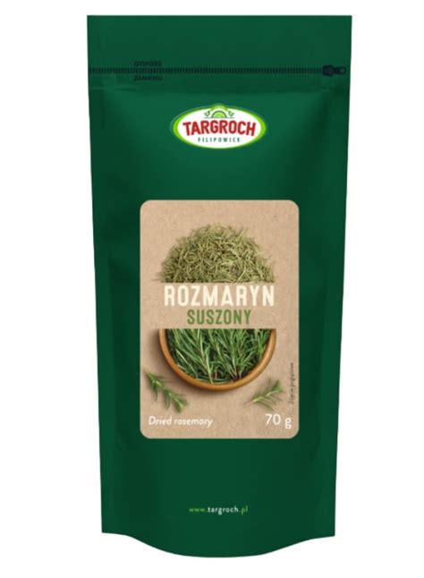 Rozmaryn Suszony 70 G Targroch Naturalset