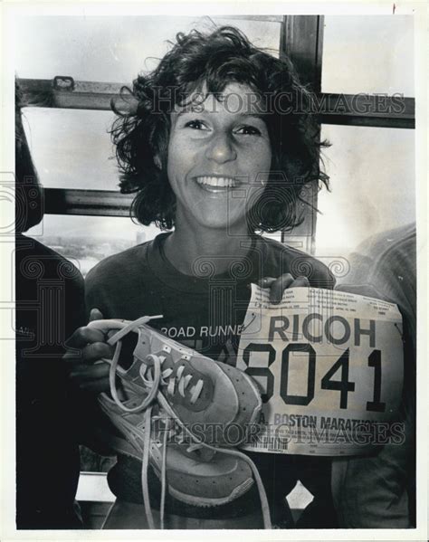 1985 Elizabeth Snodgrass Boson Marathon Racer Historic Images