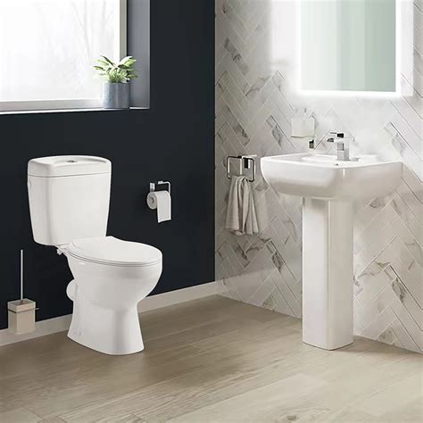 Ortonbath Europe Africa Ce Economical Two Piece Toilet Rimless Wash