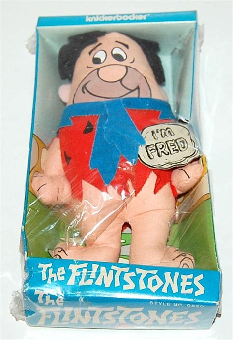 1972 Knickerbocker ~ Fred Flintstones Cloth Doll Flintstones Vintage Toys Retro Toys