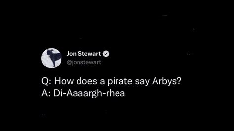 Jon continues his Arby’s feud… : r/JonStewart