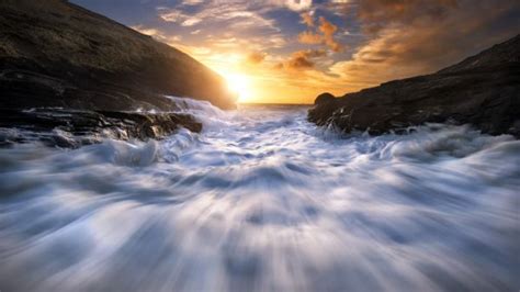 Wallpaper Sunlight Sea Water Nature Shore Reflection Sky