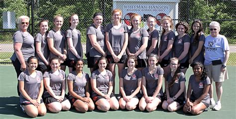 For girls' tennis team, making history ‘feels great’ • Whitman-Hanson ...