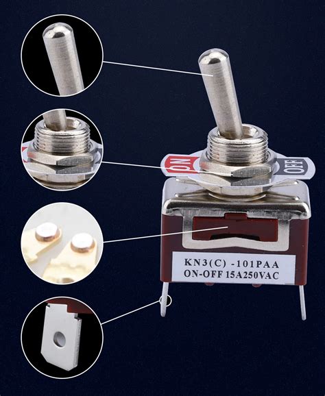 Abilkeen Multi Toggle Switch Types 9 Pin 3 Way Toggle Switch Mini - Buy ...