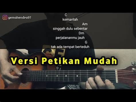 Kunci Gitar Petikan JIWA YANG BERSEDIH Ghea Indrawari Sampakan Pada