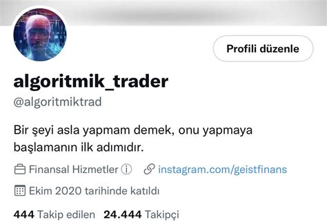 algoritmik trader on Twitter 44 ün önemi ayrı benim için bu hayatta