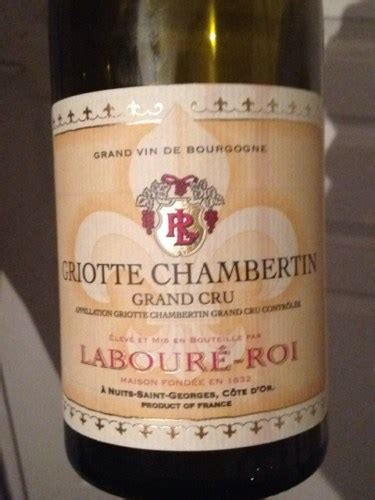 Labour Roi Griotte Chambertin Grand Cru Vivino Us