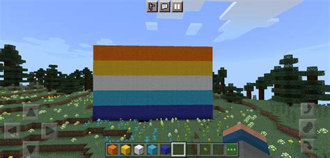 I Made The Aroace Flag In Minecraft Rlgbt