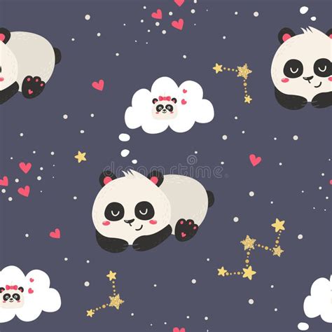 Patr N Sin Inconvenientes Con Los Adorables Pandas Ilustraci N Del