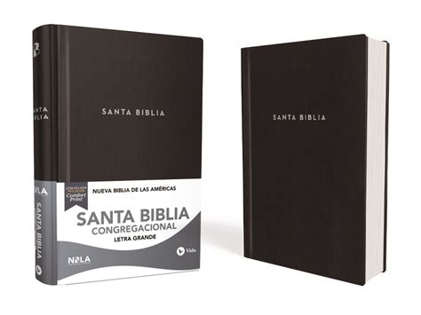 NBLA Biblia Congregacional Tapa Dura Negro By NBLA Nueva Biblia De