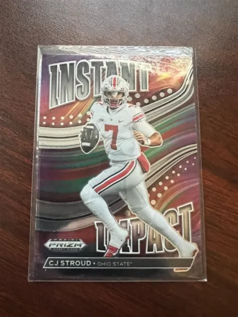 2023 PANINI PRIZM Draft Picks CJ Stroud impact instantané Houston