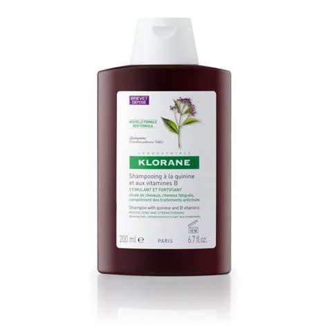 Klorane Shampooing Traitant Fortifiant La Quinine Et Vitamine B