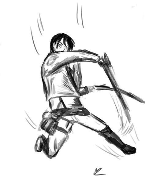 Eren sketch by B-3903 on DeviantArt