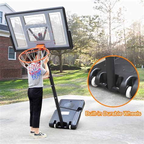 $28/mo - Finance Yohood Basketball Hoop Outdoor 10ft Adjustable ...