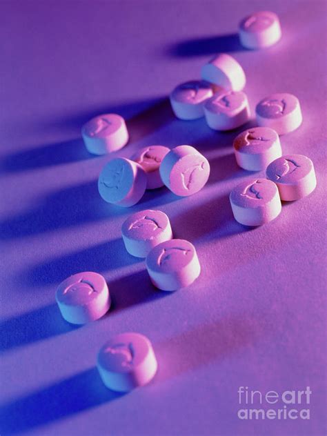 Collection Of Pills Containing The Drug Ecstasy Photograph By Cordelia Molloyscience Photo