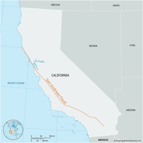 San Andreas Fault | California, Earthquakes, Plate Tectonics | Britannica