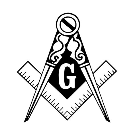 Traditional Square And Compass Masonic Vinyl Decal Tme Emb D 0