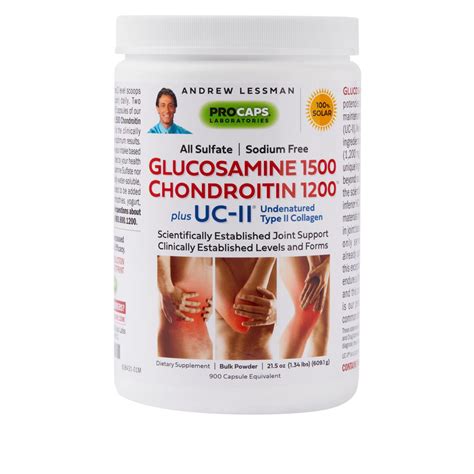 Glucosamine 1500 Chondroitin 1200 100 Sulfate For Maximum Benefits 20838685 Hsn