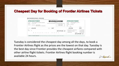 PPT Frontier Airlines Flight Booking Number 1 866 579 8033 PowerPoint