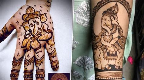 Ganesh Chaturthi 2020 Easy Ganpati Portrait Mehendi Designs Check Out New Arabic And Indian