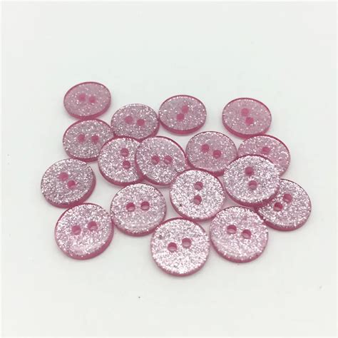 Aliexpress Buy 500pcs 13mm Pink Round Glitter Sparkly Buttons