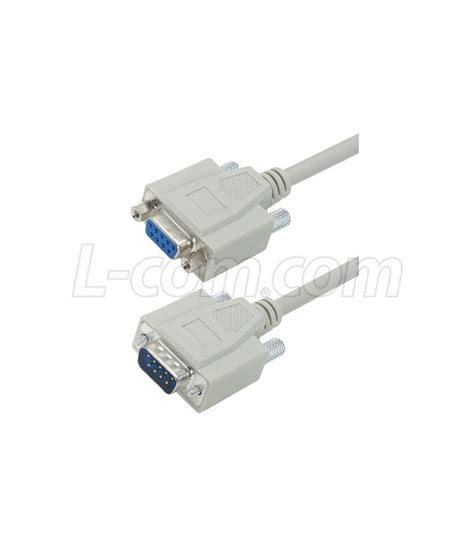 L Deluxe Null Modem Standard Cable Db Male Female Ft