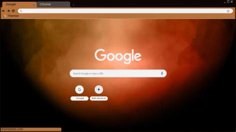 Dark Void Chrome Theme Themebeta