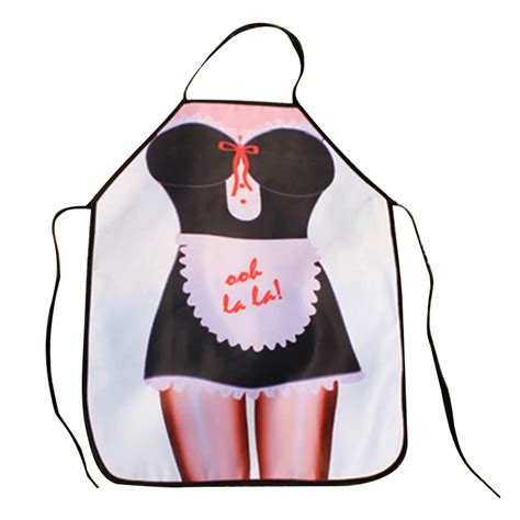 Cooking Apron Funny Novelty Bbq Party Apron Naked Men Women Sexy Rude